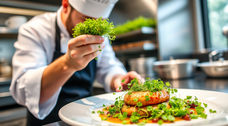 Microgreens in Gourmet 